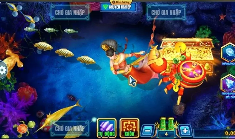 Giao diện chơi Bắn Cá Rồng 98Win