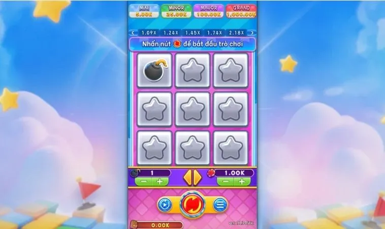 Giao diện chơi game nhanh 98WIN