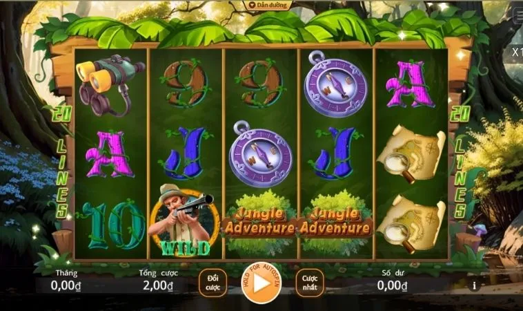 Giao diện chơi Nổ Hũ Rừng Xanh 98Win