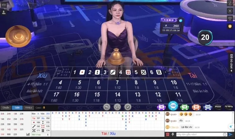Bàn cược Xóc Đĩa Tại 98Win